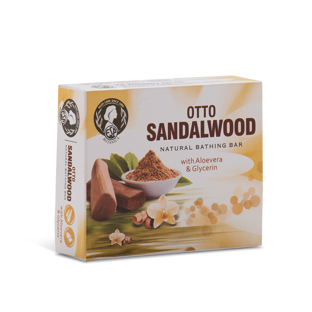 Esp Botanica Otto Sandalwood - Natural Bathing Bar - 75Gms