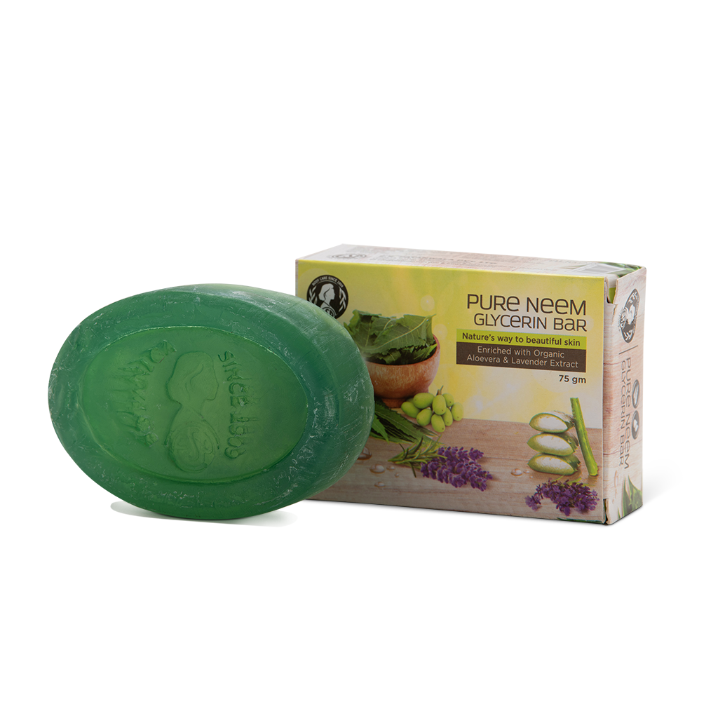 ESP Botanica Pure Neem Glycerine Bar (99.9% Germ Protection) - 75Gms