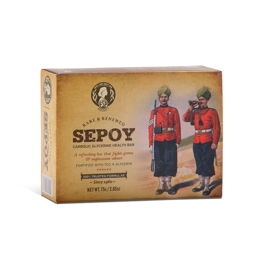 Esp Botanica- SEPOY CARBOLIC HEALTH BAR - 75Gms