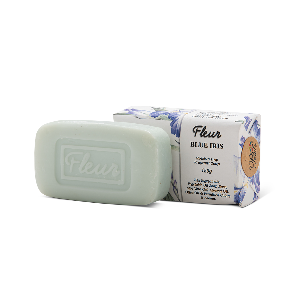 Fleur Blue Iris Moisturizing Fragrant Soap 150gms