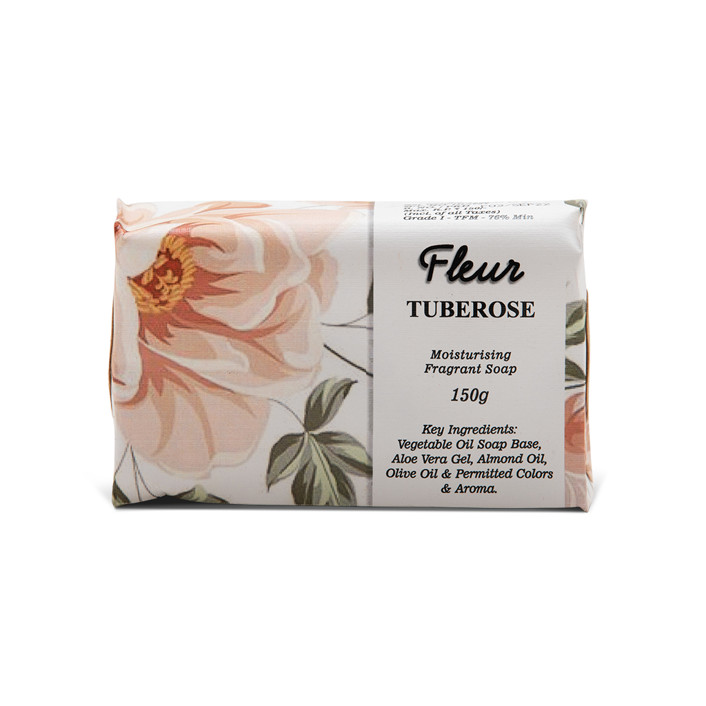 Fleur Tuberose Moisturizing Fragrant Soap 150gms