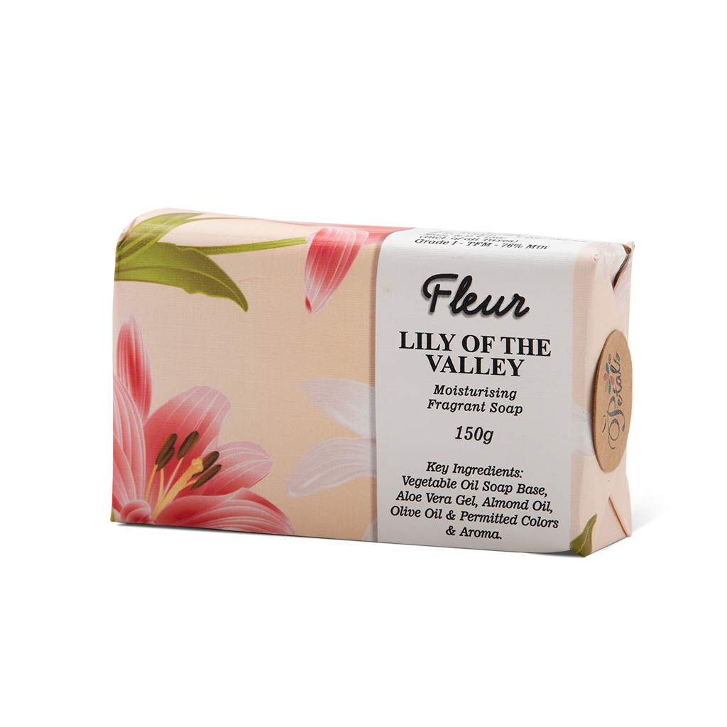 Fleur Lily Of The Valley Moisturizing Fragrant Soap 150gms