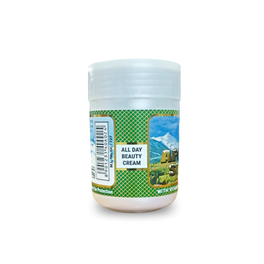 Afghan Snow with Vitamin E and Sunscreens - SPF 15 - 100gms