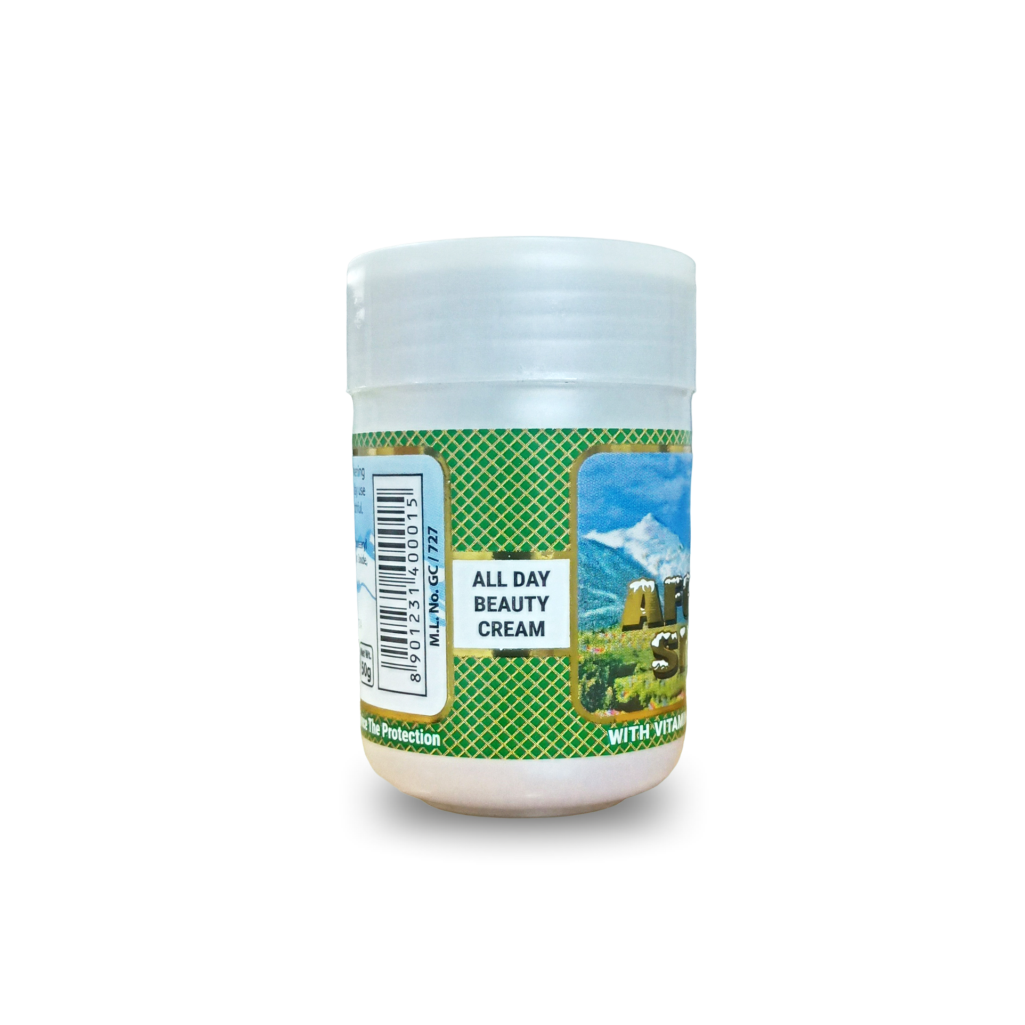 Afghan Snow with Vitamin E and Sunscreens - SPF 15 - 50gms