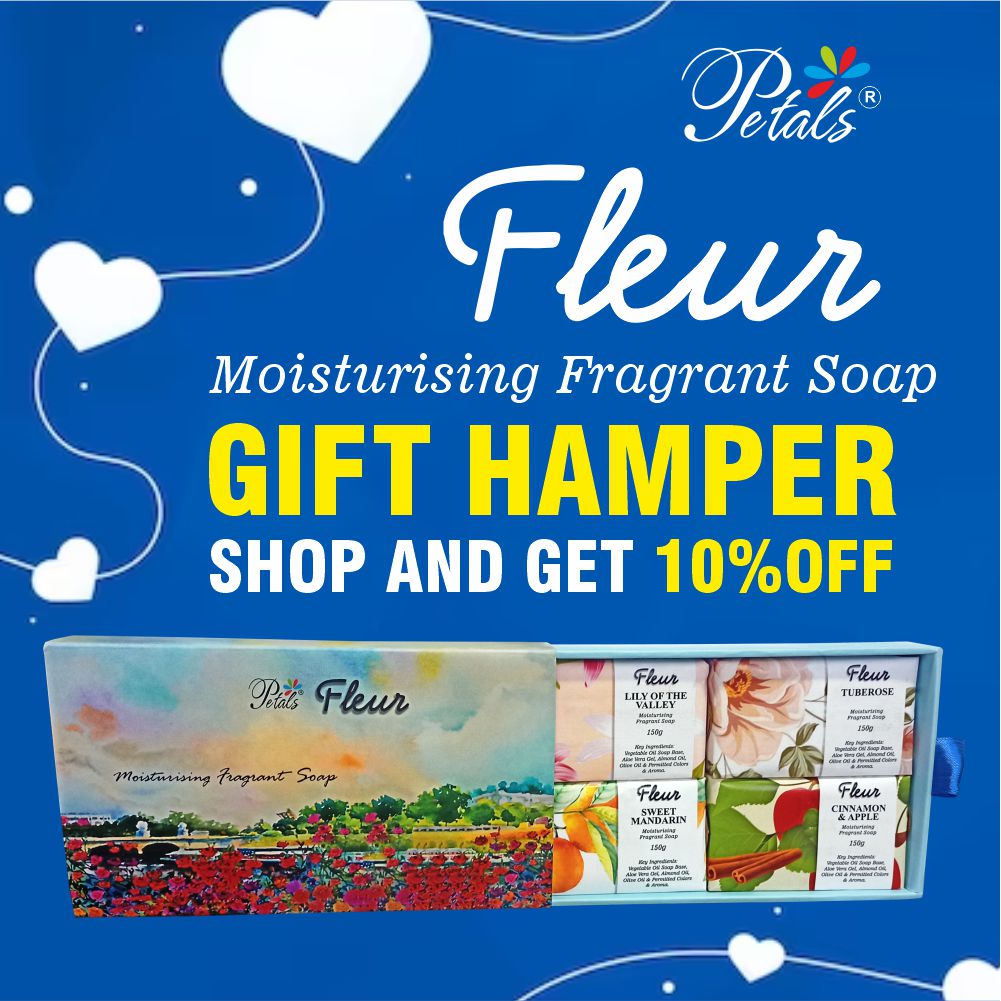 Fleur Moisturising Fragrant Soap 4 x 150gms Gift Set - 4x150g (600g)