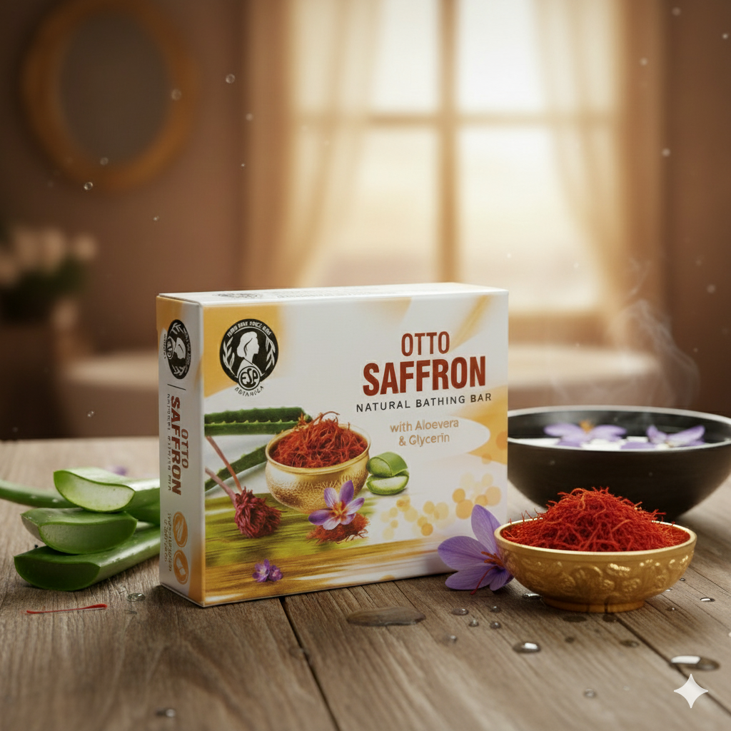 Esp Botanica Otto Saffron - Natural Bathing Bar - 75Gms