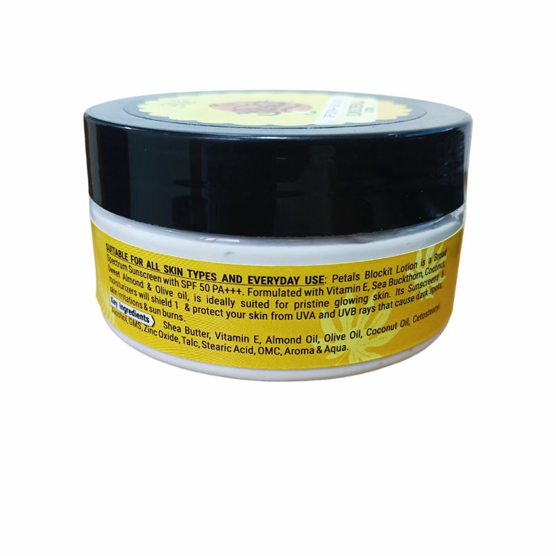 Petals Blokit SPF 50PA++ Sunscreen Lotion 125g (4.4oz)