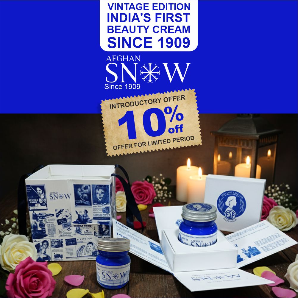 Afghan Snow Since 1909 Special Vintage Legacy Edition - 100gms Introductory Offer