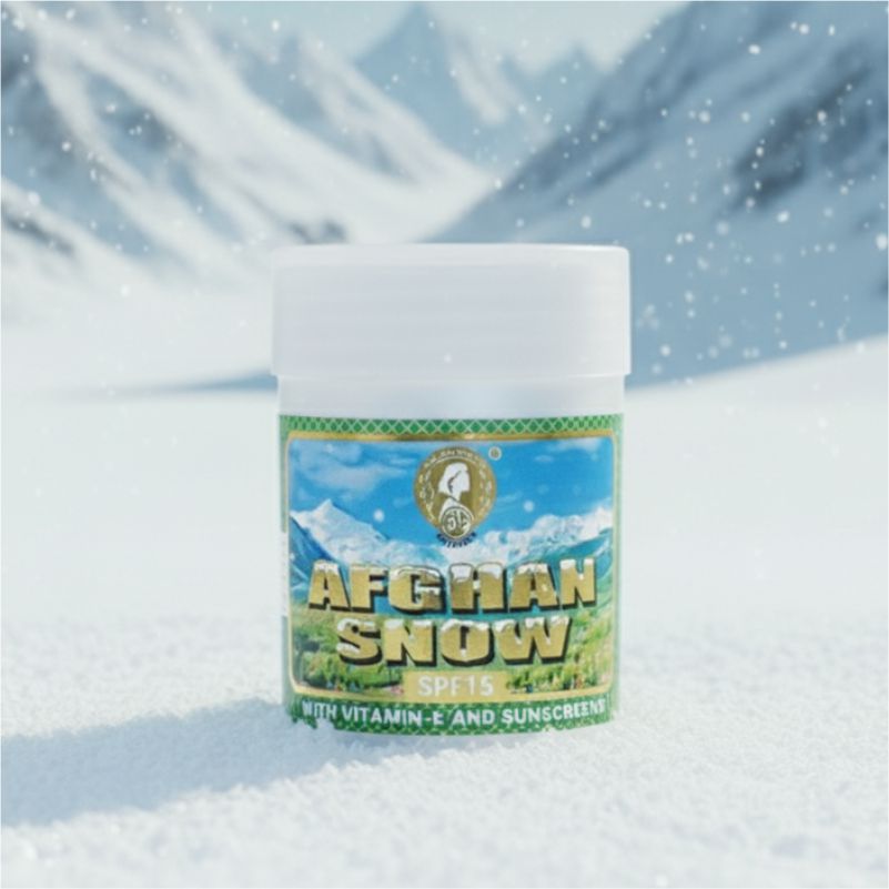 Afghan Snow with Vitamin E and Sunscreens - SPF 15 - 50gms