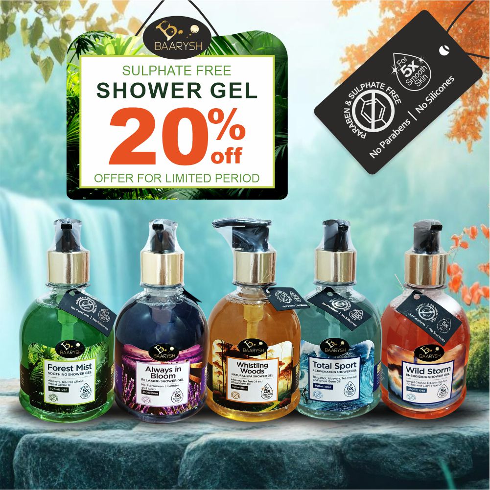 Baarysh Sulphate Free Shower Gel Combo