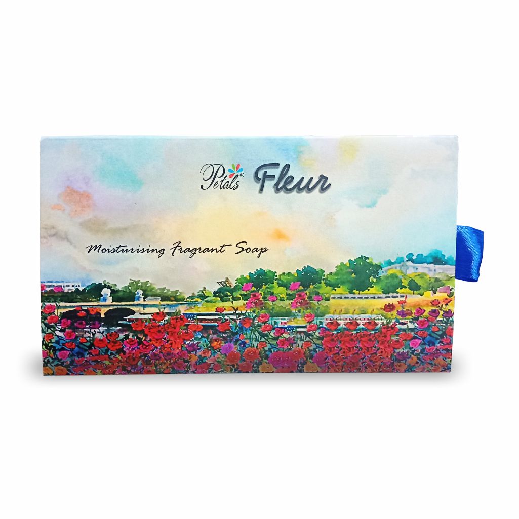 Fleur Moisturising Fragrant Soap 4 x 150gms Gift Set - 4x150g (600g)
