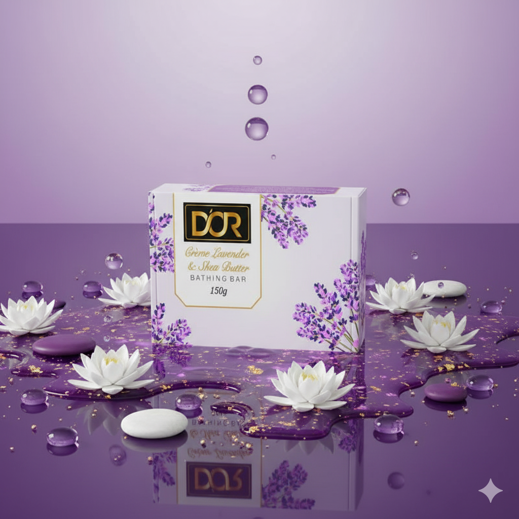 Dor Creme Lavender & Shea Butter Bathing Bar -150 Gms