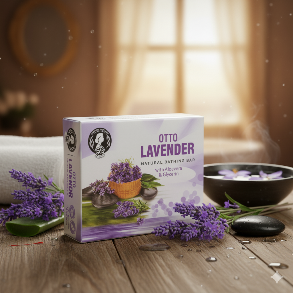 Esp Botanica Otto Lavender - Natural Bathing Bar - 75Gms