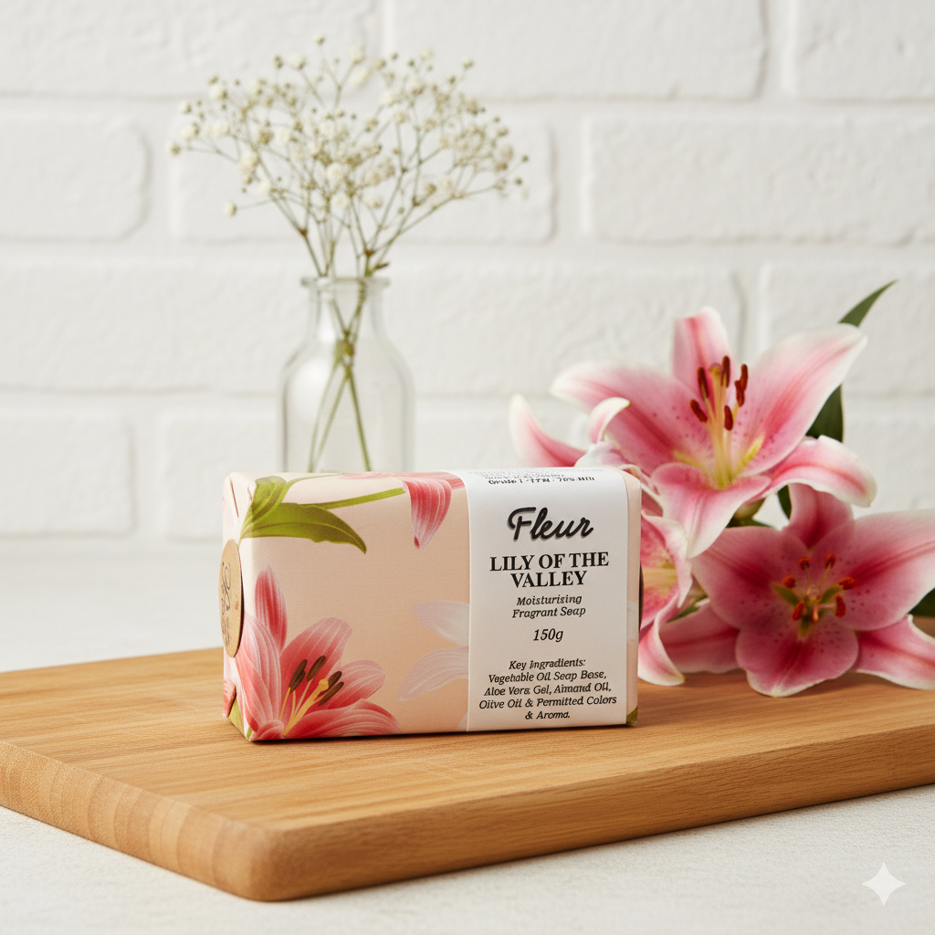 Fleur Lily Of The Valley Moisturizing Fragrant Soap 150gms