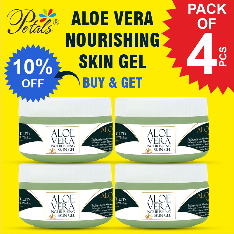 Aloe Vera Nourishing Skin Gel (Pack of 4)