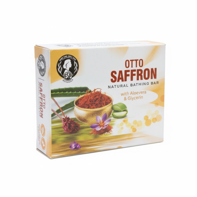 Esp Botanica Otto Saffron - Natural Bathing Bar - 75Gms