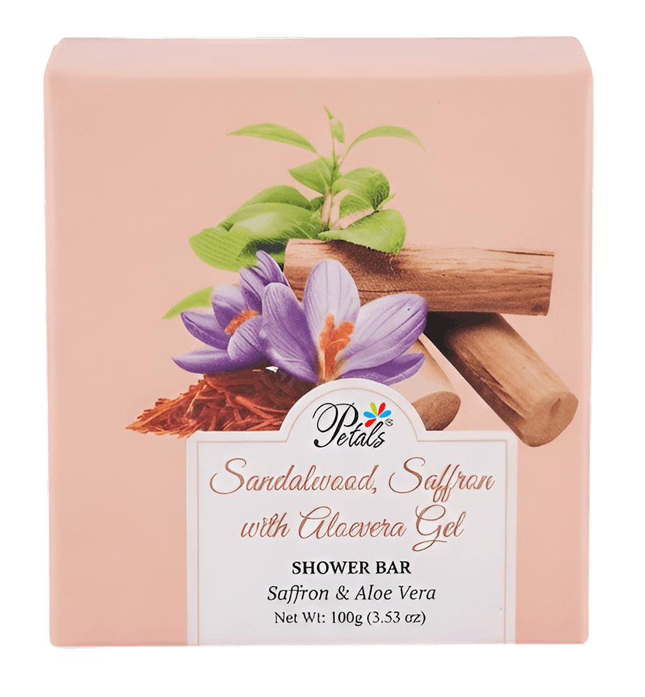 Sandalwood, Saffron with Aloevera Gel - 100g (3.53 oz)
