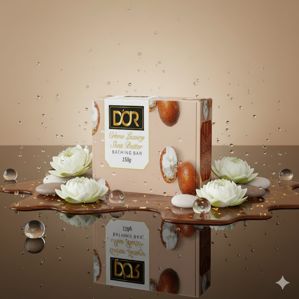 Dor Creme Shea Butter Bathing Bar - 150 Gms
