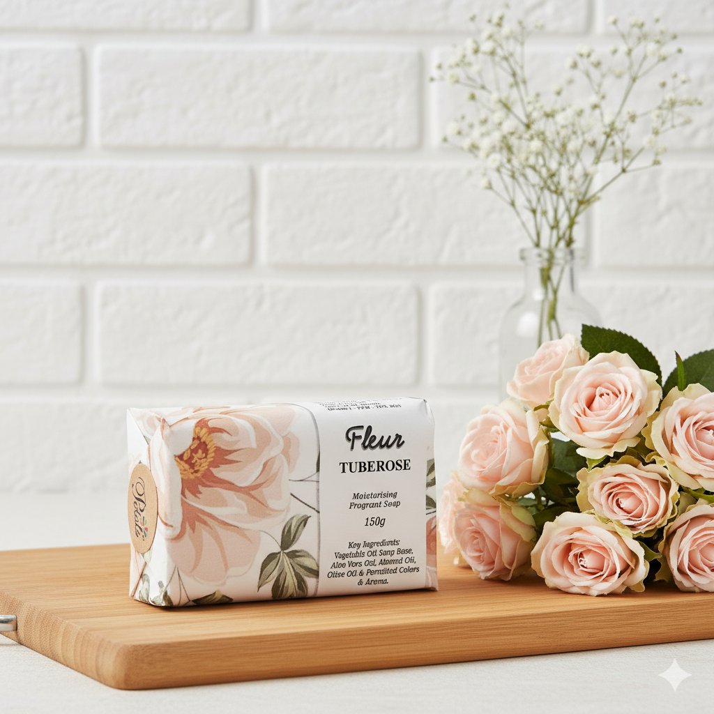 Fleur Tuberose Moisturizing Fragrant Soap 150gms